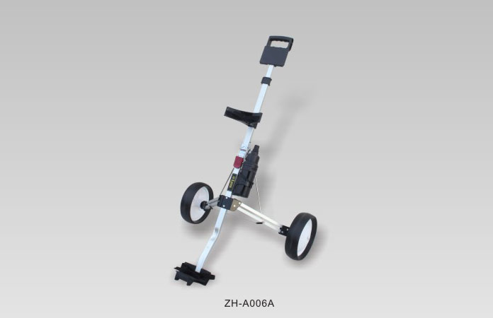 ZH-A006A Aluminium Two wheels golf trolley—Iron joints