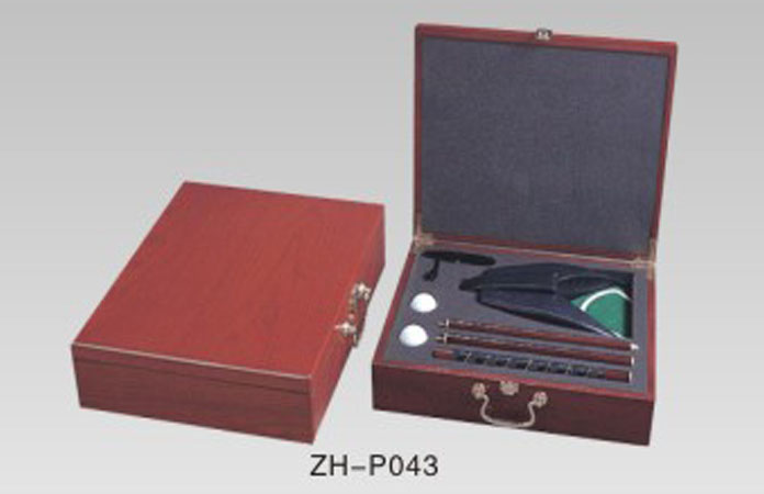 ZH-P043 Executive Travel Putter Set in Wood Case